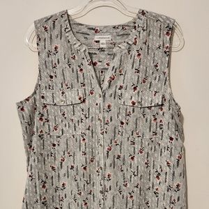 Croft & Barrow sleeveless top- Large